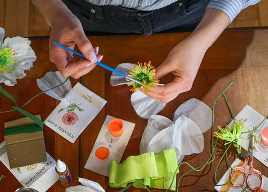 Everlasting Flower for Our Lady; Paper Flower Making Kit